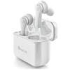 NGS BT ARTICA BLOOM WHITE - Auricolari senza fili, compatibili con TWS e Bluetooth fino a 24 ore, comandi touch, USB Type-C, base di ricarica, bianco