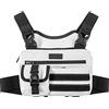 Fitdom Zaino sportivo ispirato alla tattica. Marsupio da uomo con supporto per telefono integrato. Questo gilet EDC Rig Pouch è perfetto per allenamenti, ciclismo ed escursionismo