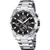 Festina Cronografo Quadrante Nero Bracciale In Acciaio Inossidabile F20463/4
