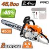 nakayama MOTOSEGA NAKAYAMA Pro PC4610 Motosega a miscela 2,4Hp, 45.6cc barra 45cm