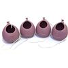 Subitodisponibile 1 PZ Palloncino Portapiantine ceramica MALVA con Scritte Oro BOMBONIERA 1AI8
