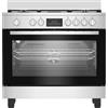 BEKO BGM 11226 EX CUCINA 90x60CM 5 FUOCHI A GAS FORNO ELETTRICO INOX CLASSE A+
