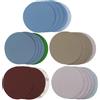 15 PEZZI DISCHI ABRASIVI ROTONDI CARTA 125MM GRANA 1000 2000 3000 4000 5000