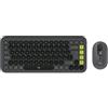 Logitech Tastiera e mouse Logitech 920 013115 POP Icon Combo Graphite e Green