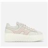 HOGAN DONNA SNEAKER H-STRIPES AVORIO/ROSA -30%