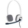 Logitech H150 Stereo Headset Auricolare Cablato A Padiglione Ufficio Bianco