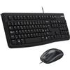 Logitech MK120 Combo Tastiera e Mouse con Filo per Windows, Mouse Ottico di USB