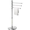 Gedy Piantana porta asciugamani Gedy HIBISCUS, modello HI31 13, Cromo, per bagno e