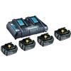 Makita 199483-0 batteria e caricabatteria per utensili elettrici Set batteria e