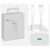 Omegatech Carica Batterie 20W +Cavo Iphone 12 13 14 Caricatore=a Originale