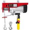VEVOR Paranco Elettrico Portata Doppio Cavo 400kg con Telecomando a Filo 4,2m