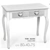 GC SCRIVANIA SCRITTOIO 2 CASSETTI DECO CUORI SHABBY CHIC TAVOLO CONSOLLE 80*40*h75