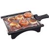 Jata - BQ95 - Barbecue elettrico perfetto per due persone, senza fumo e senza odori, smontabile, con 2 altezze, vassoio in acciaio inox, cucina sana con acqua