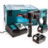 Makita DHR202RTJ 18V LXT Martello Perforatore Sds Plus (2 X 5.0Ah Batterie)
