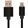 V-TAC Caricabatterie extra lungo per iPhone - Cavo Apple Lightning MFi realizzato per iPhone, cavo Lightning a USB iPhone 1,5 m cavo durevole per iPhone 8/8 Plus/X/7/6S/6/SE/5S e altri (nero)