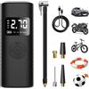 Hexinex 7800mAh Mini Compressore Aria Portatile Auto per Pompa Elettrica per Bicicletta