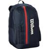Wilson Zaino Team, Design Traspirante Con Cerniera Di Sicurezza, Custodia Imbottita e Spallacci Personalizzabili, Colore: Blu Navy