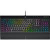 Corsair K55 RGB PRO XT Tastiera da Gioco Cablata a Membrana - IP42 Resistente Al