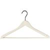 Compactor Gruccia Con Supporto Barra In Legno, Bianco, Legno/Metallo, 16 cm x 1,8 cm x 25 cm, RAN7120