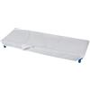 Andy & Helen - Sacco lenzuolo (sopra+sotto) per brandina asilo con angoli elasticizzati per una totale aderenza. Misure standard 65x140 cm in 100% cotone, Grigio