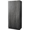 _ ARMADIO 2 ANTE RIPIANO BASTONE MODERNO ROVERE SBIANCATO NERO WENGè 180*80*50cm