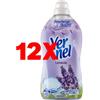 Vernel 12 X Vernel Ammorbidente 1200 Ml. Concentrato 48 Lavaggi Lavanda