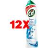 Cif 12 X Cif Crema 750 Ml. Bianca Cream con Micro-cristalli