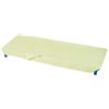 Andy & Helen - Sacco lenzuolo (sopra+sotto) per brandina asilo con angoli elasticizzati per una totale aderenza. Misure standard 65x140 cm in 100% cotone, Giallo