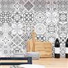 Ambiance Sticker Rivestimenti Autoadesivi per Cucina e Bagno Nuances de Gris Bari - 9 Piastrelle Adesive 10 x 10 cm