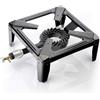 OMAC FORNELLONE A GAS IN FERRO VERNICIATO BRUCIATORE IN GHISA 8,5 KW CM. 40X40 H.17