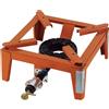 OMAC FORNELLONE A GAS IN FERRO VERNICIATO BRUCIATORE IN GHISA 8,5 KW CM. 38X38 H.19