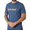 Timberland T-Shirt da Uomo Kennebec River Linear Logo Blu Taglia M Cod TB0A5U...