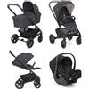 Joie Chrome Passeggino Trio Leggero 22 Kg + Carrozzina + Seggiolino Auto Ember Joie