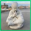 Statua da giardino per esterno scultura monaco Buddha zen in cemento marmo H40CM