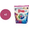 DIXAN COLOR 4 in 1 Discs Detersivo Lavatrice per Capi Colorati - 100Lav (50x2)