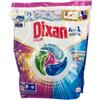 DIXAN COLOR 4 in 1 Discs Detersivo Lavatrice per Capi Colorati - 50Lav