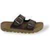 Tiglio Uomo Pantofole 4836 Ciabatta con plantare in pelle