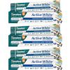 Himalaya Active white Gel | Herbal toothpaste with fruit enzymes |Teeth whitening |Anti bacterial for full mouth protection |Paraben and bleach Free|100% vegetarian -75 ml (Confezione da 3)
