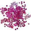 Amscan International - Striscione di Buon Compleanno con Scritta in Inglese, Colore: Rosa Brillante