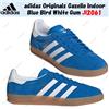Adidas Originals Gazelle Indoor Blue Bird White Gum JI2061 taglia uomo