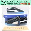 PUMA PlayStation x Puma Suede Puma Black Glacial Gray 396246-02 taglia uomo
