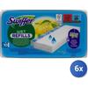 Swiffer 6x Swiffer Panni Pavimenti Polvere 10 Pz. Umidi