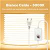 Strisce LED 220V Striscia Alta Luminosità Bianca 0,5 - 15m STRIP LED Dimmerabile