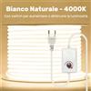Strisce LED 220V Striscia Alta Luminosità Bianca 0,5 - 15m STRIP LED Dimmerabile
