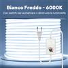 Strisce LED 220V Striscia Alta Luminosità Bianca 0,5 - 15m STRIP LED Dimmerabile
