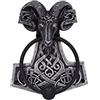 Nemesis Now Thors Hammer - Battente per Porta, 15,9 cm, Colore: Grigio