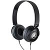 Yamaha HPH-50B Cuffia compatta con filo suono di livello professionale, Nero