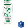 L'oreal 3x Elvive 2In1 Shampoo 300 Ml. Multivitaminico
