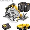 DEWALT DCS572P2 sega circolare 18v brushless 184mm max 58mm 2 batterie 5ah tstak