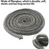 Not specified Stufa/corda fuoco nera stufa a legna lunghezza 12 mm 2 m bruciatore a legna/guar